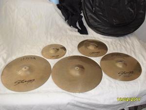 Set Platillos Stagg Myra Hi Hat14",splashes12"y 6"