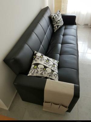 Sofa 2.10 mts en cuerina fabricante
