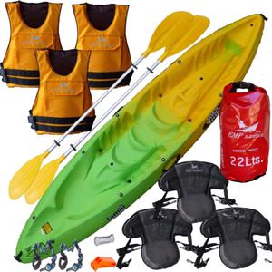 Vendo kayak triple SAMOA (1 temporada de uso)