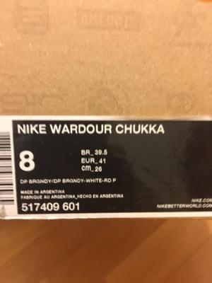 Zapatillas Nike Wardour Chukka Muy Buen Estado