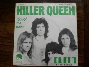 queen 7" simple vinilo killer queen/flick of the wrist