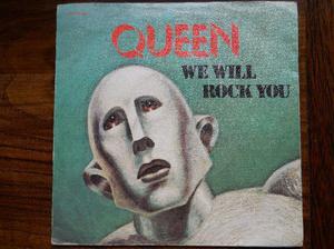 queen 7" simple vinilo we will rock you/ we are the