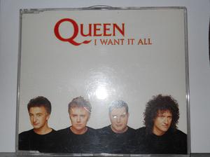queen cd picture single i want it all/hang on in there