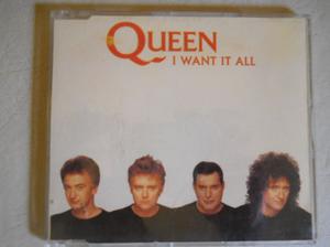 queen cd single i want it all/hang on in there alemania
