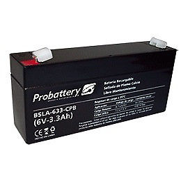 Bateria De Gel 6v 3,3ah Plomo Acido P/ Acumuladores Juguetes