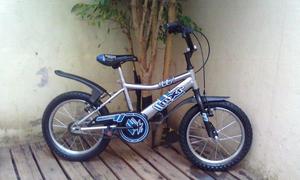 Bicicleta Bmx Raleigh Cromada Rodado 16 Como Nueva!!