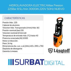 Hidrolavadora Lusqtoff Hl-w-225bar-8,5l/min