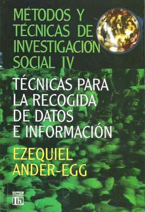Métodos Y Técnicas De Investigación Social Iv Ander-egg