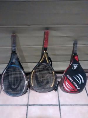 Raquetas con funda