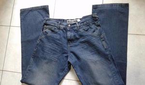 VENDO JEANS DE MUJER ELASTIZADO,"TIZA" ABAJO ANCHO, TALLE