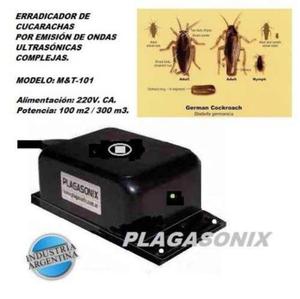 erradicador ultrasonico cucarachas m&t-101 plagasonix tel.: