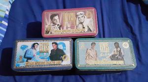 Elvis Presley latas de colección con fotos tipo metal