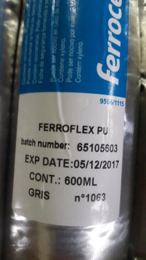 Ferroflex de 600ml para justas y grietas color gris