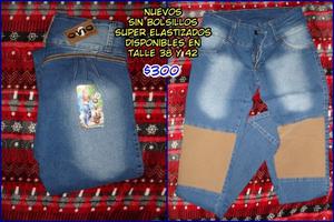 Jeans Super Elastizados! Nuevos! Talle 38 y 42