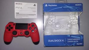 Joystick de PS4 color rojo