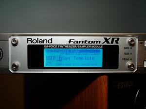 Roland fantom xr módulo sampler
