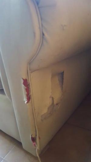 vendo sillon cuero ecologico