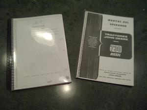 2x1 Manual del Operador + Manual de Repuestos- Despiece de
