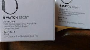 Apple watch 38mm serie 1 black Nuevo