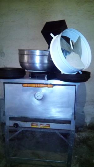 Combo completo, horno, amasadora,moldes y extractor