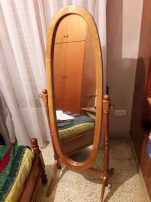 Espejo de Pie de Roble (madera cerejeira)