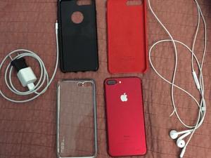 Iphone 7plus rojo usado