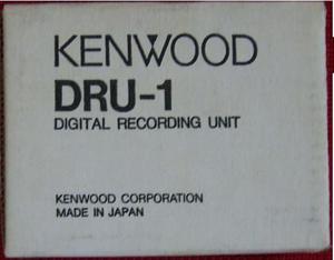Kenwood Unidad De Grabación Dru-1 Kenwood Tm231; Tm241