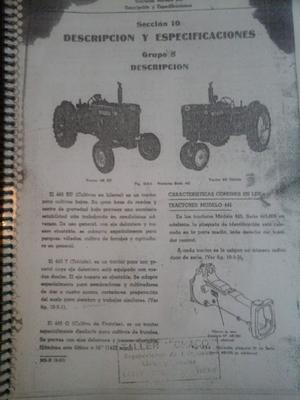 Manual de Taller y Mantenimiento de Tractor John Deere 445