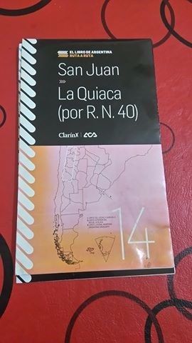 Mapa Libro de Argentina San Juan