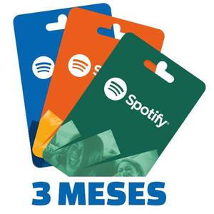 Spotify 3 Meses Premium Entrega Inmediata