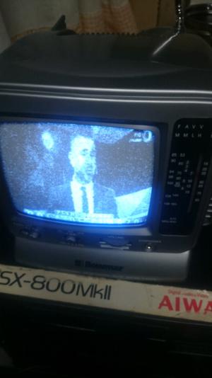 Televisor portátil 5,5" blanco y negro