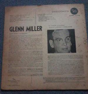 Vinilo De Glenn Miller, Música Y Lágrimas.