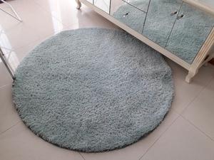 alfombra circular agua marina