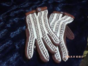 guantes de lana -3 pares ABRIGADITOS!
