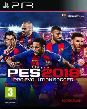 $ 350 Pro Evolution Soccer  Pes18 Ps3 Digital original