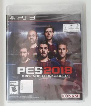 $ 900 Pro Evolution Soccer  Pes18 Ps3 Fisico Ya Somos