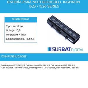 Bateria Extendida P/ Notebook Dell Inspiron ..