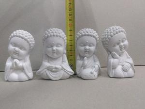 Budas Buditas bebe de 9cm, 4 modelos de yeso odontologico