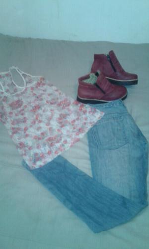 Combo Jean más remera