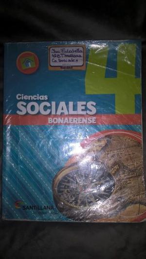 Cs. Sociales 4 Bonaerense ed. Santillana