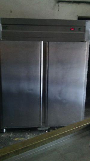 Heladera Camara Latera Poyin 2 Puertas Inox