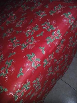 Mantel redondo navideño, 1.45 de diámetro