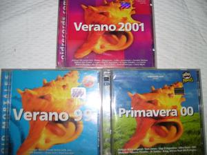 TRES CD ORIGINALES PROMAVERA  Y 01
