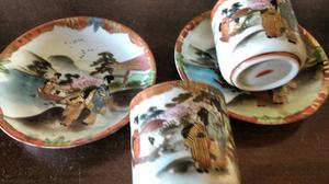 Tacitas de porcelana china antiguas
