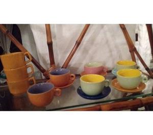 Vendo tazas de café cerámica colores