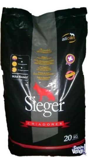 ALIMENTO BALANCEADO SIEGER CRIADORES X 20KG ENVIOS A