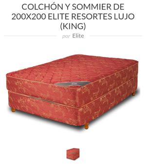 Cama con Sommiers 200x200