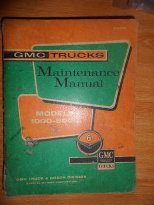 Gmc Trucks Maintenance Manual