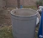 Liquido tanque de agua de fibrocemento grande, nunca fue