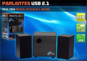 Parlantes Home Theater 2.1
